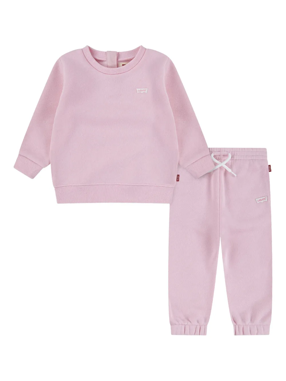 Levi's Logo Tab Crew Neck Ttracksuits In Pink