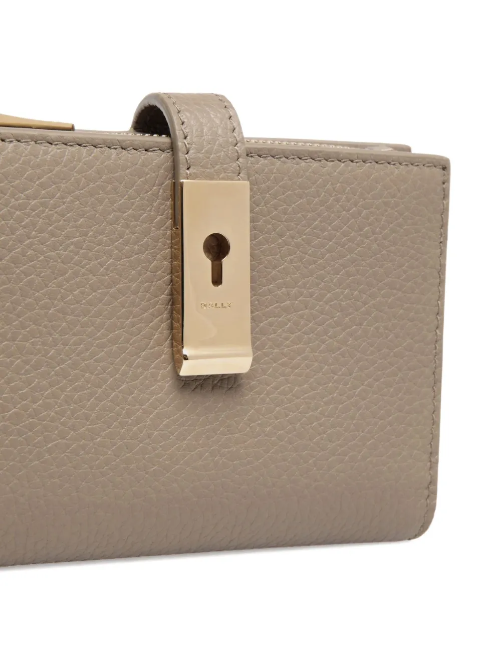 Bally Lock Me Wallet In Neutral