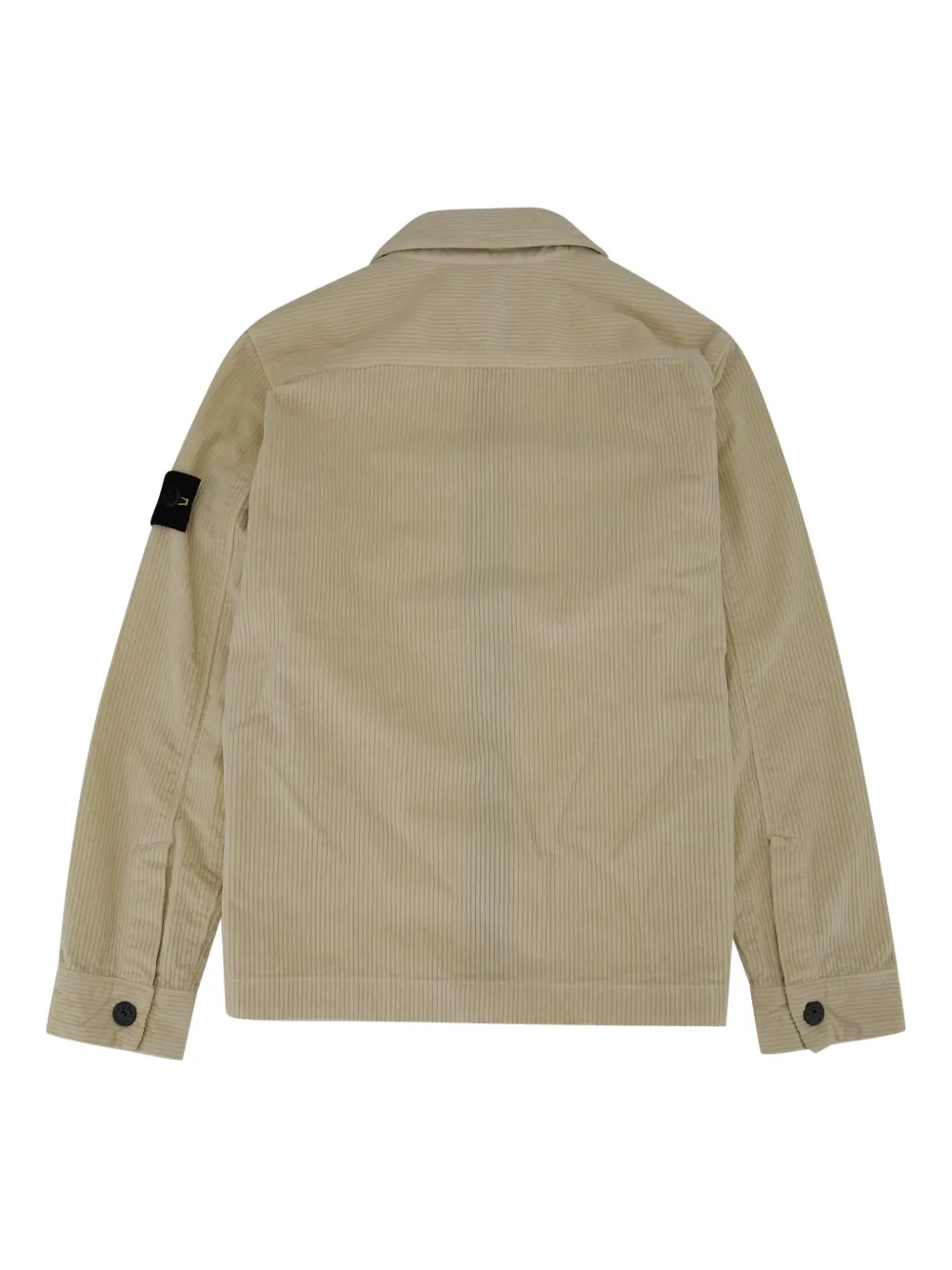 Stone Island Junior corduroy zip-up overshirt | Teen Bomber Jackets | Image 2