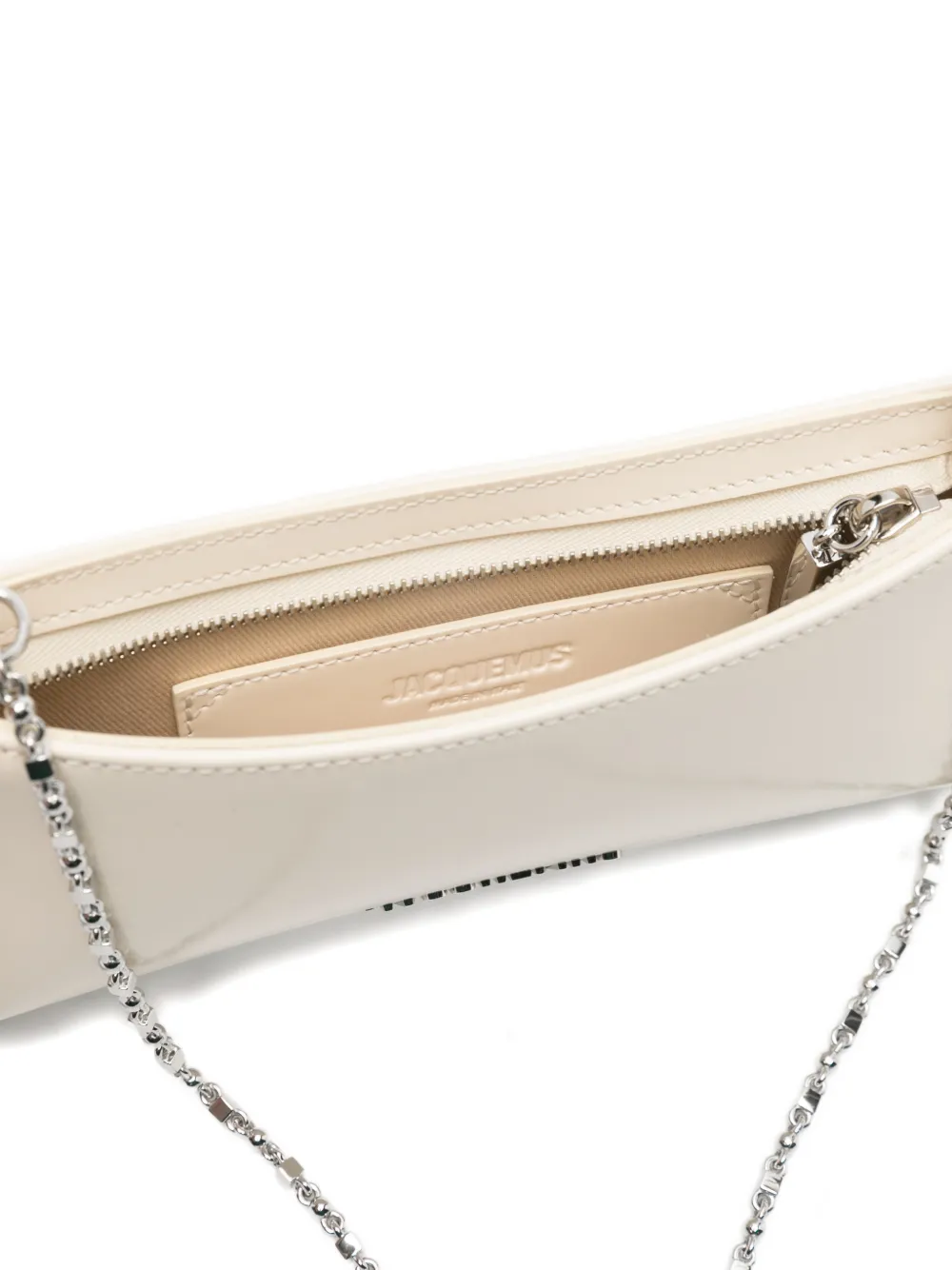 Jacquemus Le Petit Bisou schoudertas Beige