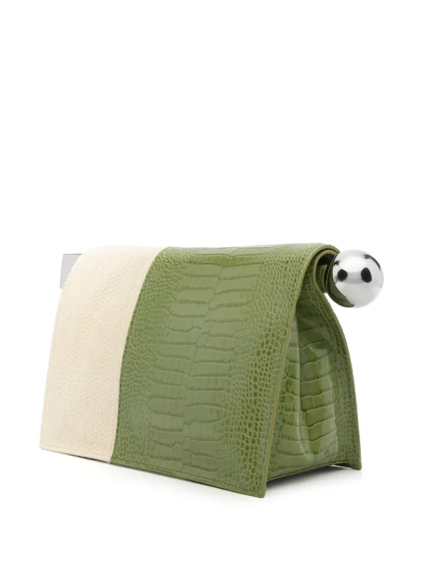 Jacquemus Rond Carré クラッチバッグ | グリーン | FARFETCH JP