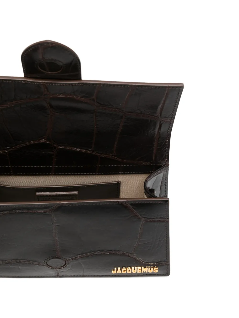 Jacquemus Bambino shopper met handvat Bruin