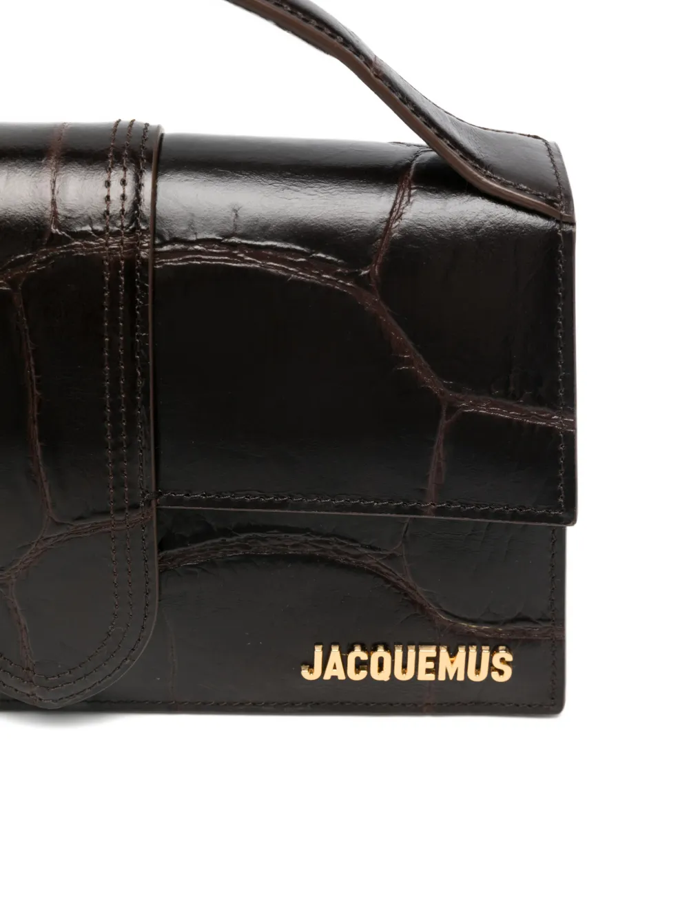 Jacquemus Bambino shopper met handvat Bruin