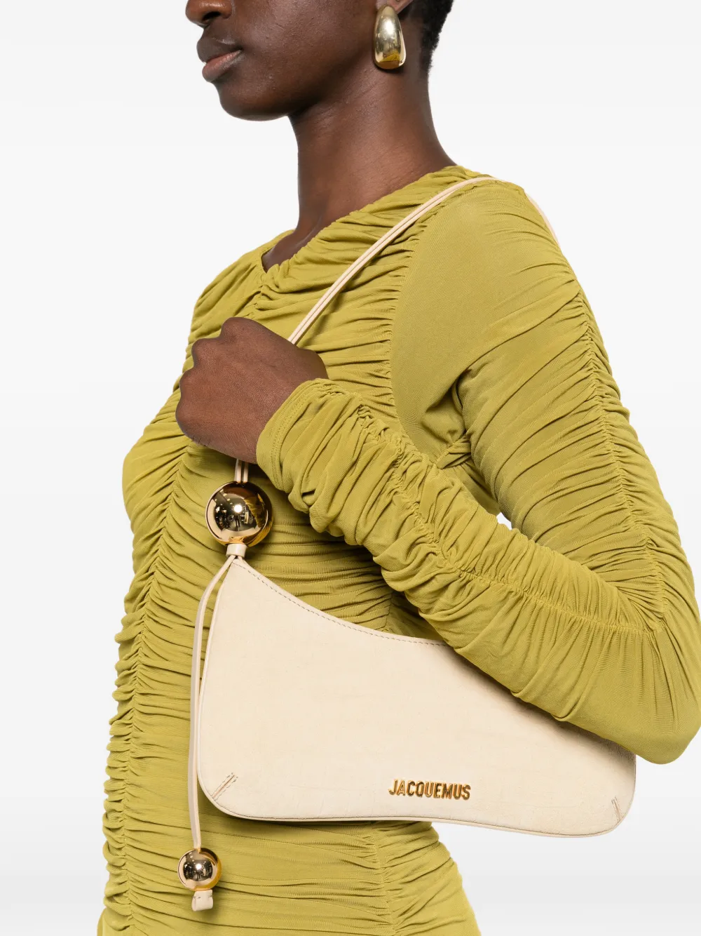Jacquemus Le Bisou Perle shopper Beige