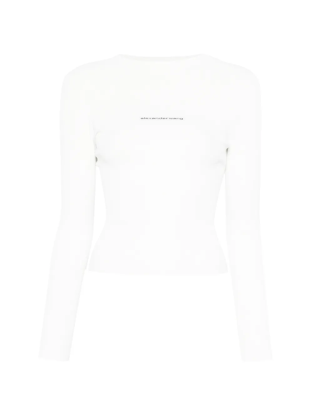 Alexander Wang logo-detail crew-neck T-shirt - Bianco