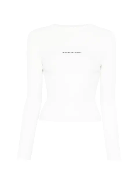 Alexander Wang playera con detalle del logo
