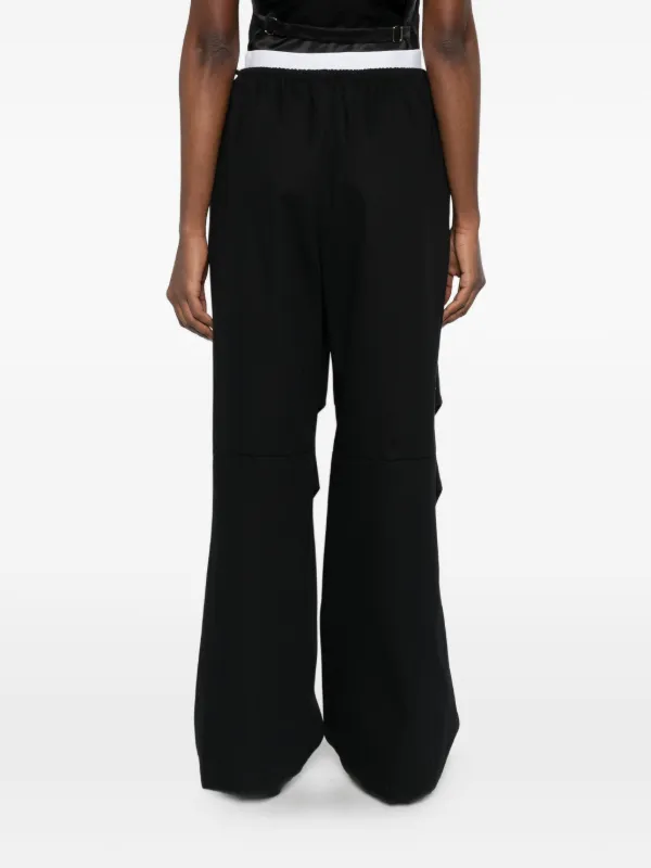 Alexander Wang ロゴ エラスティック パンツ | ブラック | FARFETCH JP