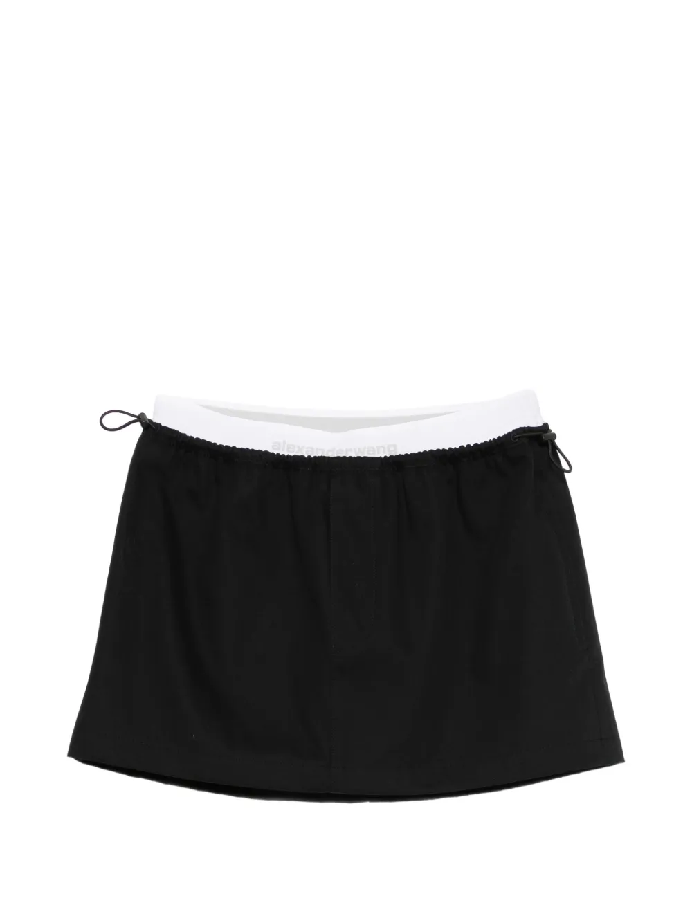 Alexander Wang - elastic-logo mini skirt - dames - katoen/polyamide/Elastane/Polyester/Elastane/polyamide/katoen