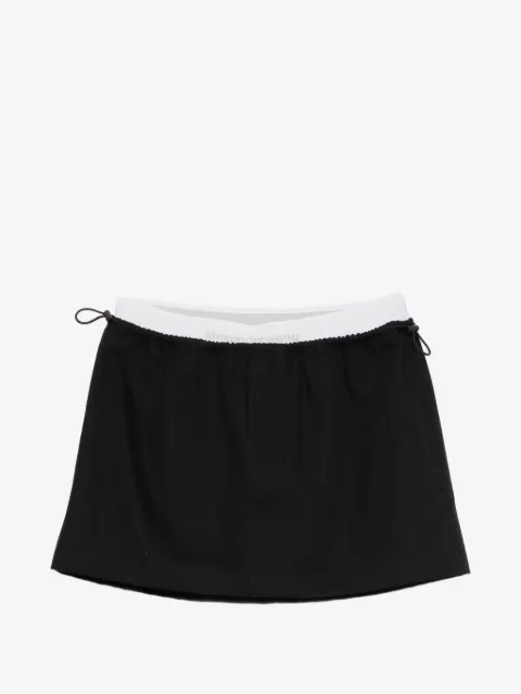 Alexander Wang elastic-logo mini skirt
