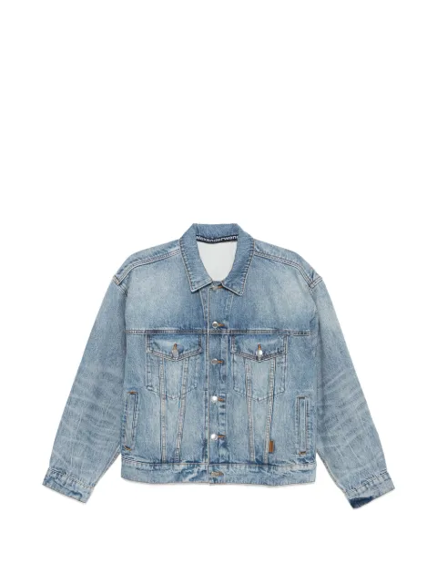 Alexander Wang logo distressed jacket