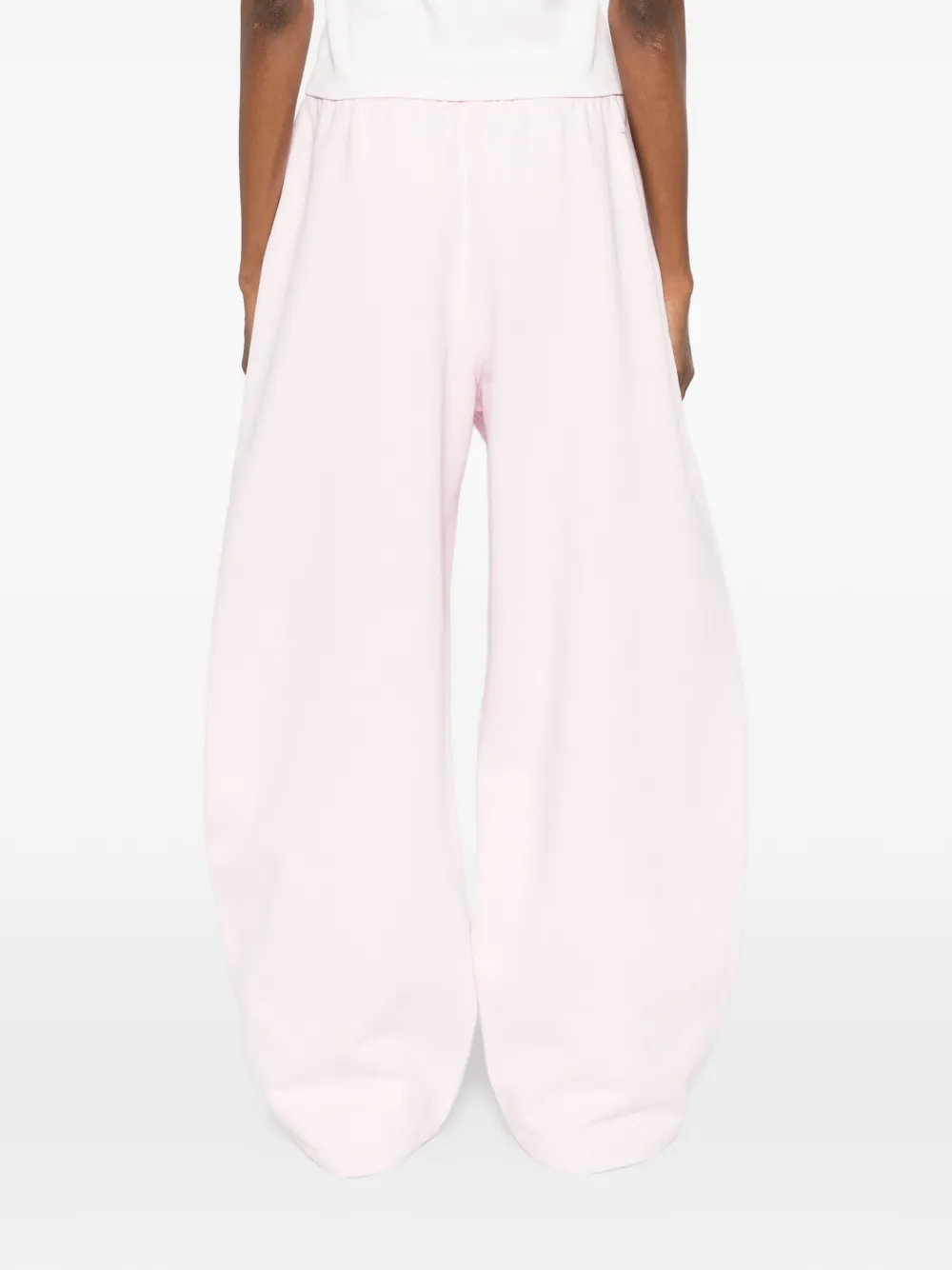 Alexander Wang Trainingsbroek met trekkoordtaille en stras Roze