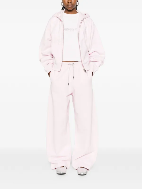 アレキサンダーワン　袖長めパーカー　S ピンク Alexander Wang ジップアップ パーカー | ピンク | FARFETCH JP