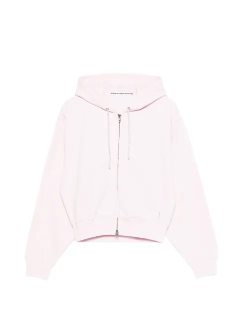 Alexander Wang hoodie à fermeture zippée