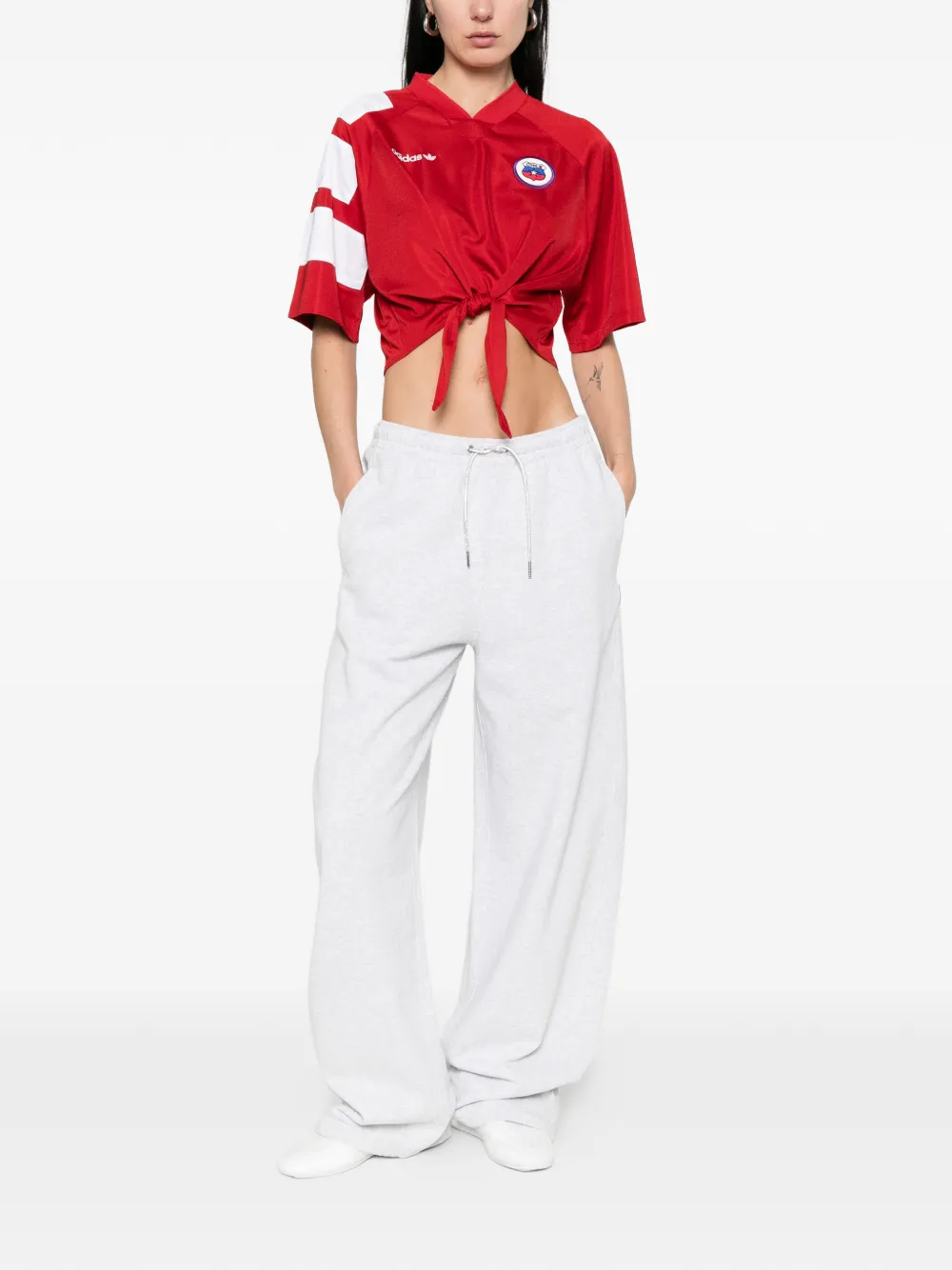 Alexander Wang Trainingsbroek met stras-details Grijs
