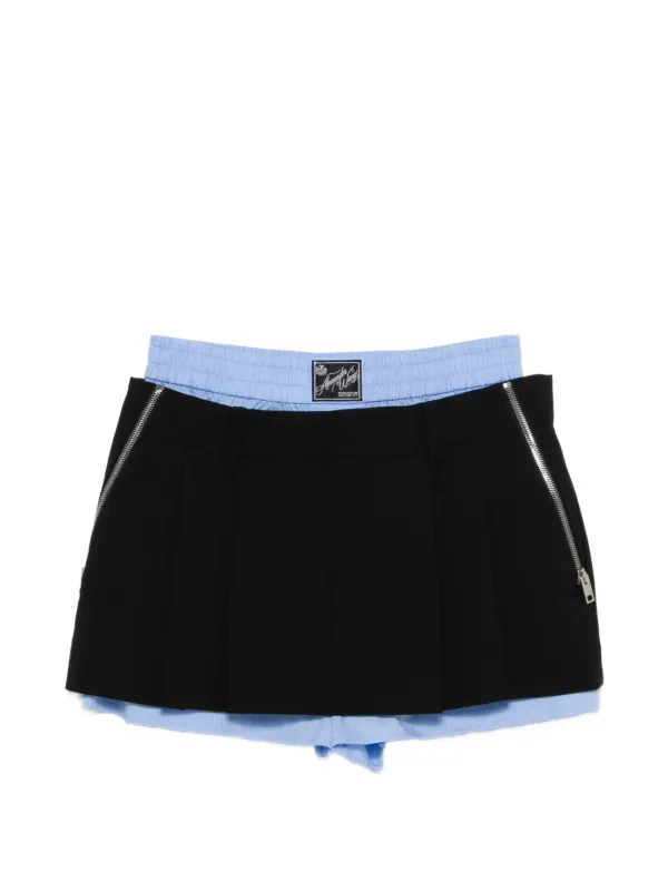 Alexander Wang レイヤード スコート | ブラック | FARFETCH JP