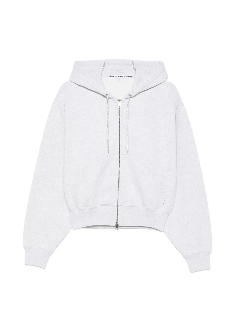 Alexander Wang zip-up hoodie - Grigio