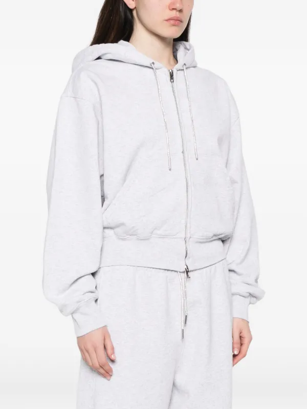Alexander Wang ジップアップ パーカー | グレー | FARFETCH JP