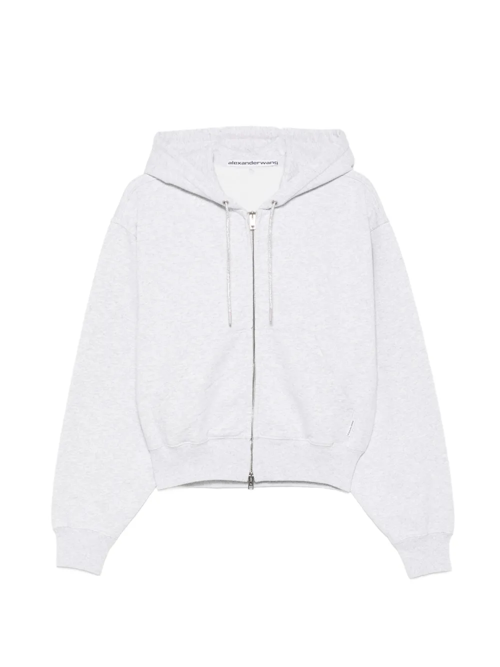 Alexander Wang zip-up hoodie - Grey