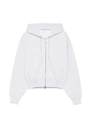 alexanderwang ホワイト フード付きパーカー ホワイト（白）系 Alexander Wang(アレキサンダーワン) パーカー