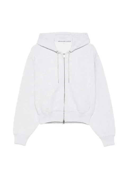 Alexander Wang sudadera con capucha y cremallera