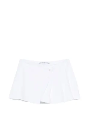 Alexander Wang pleated wrap mini skirt