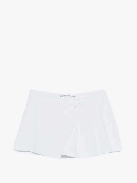 Alexander Wang pleated wrap mini skirt