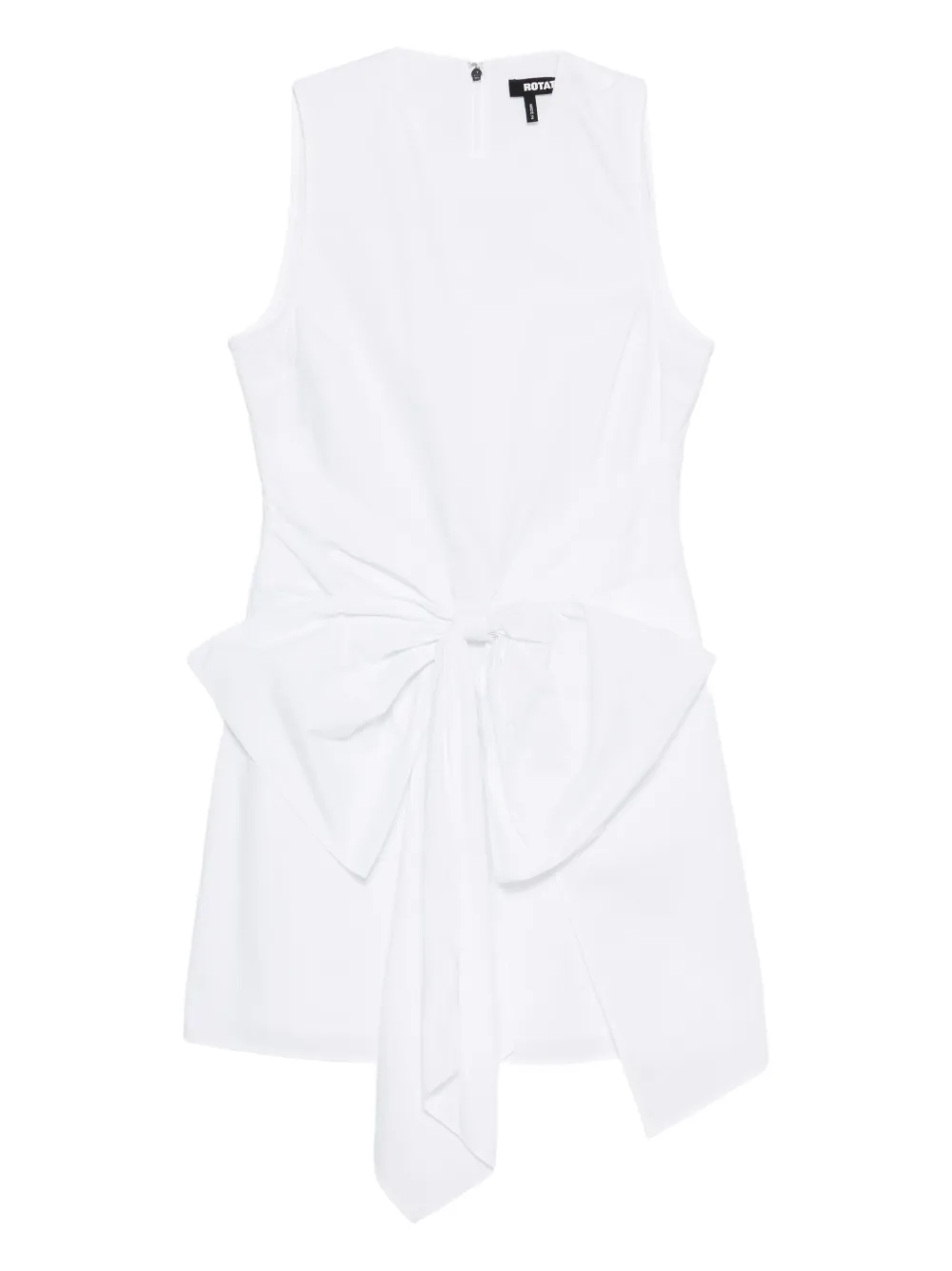 ROTATE BIRGER CHRISTENSEN bow-detail mini dress - Bianco
