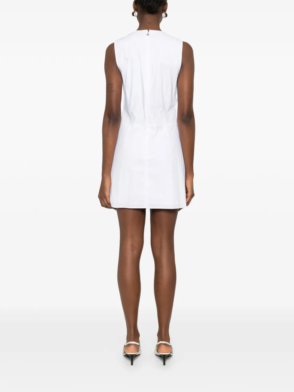 ROTATE BIRGER CHRISTENSEN Mini-jurk met strikdetail Wit