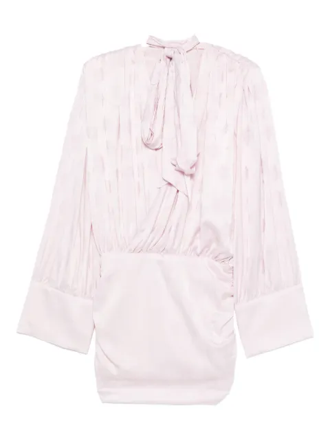 ROTATE BIRGER CHRISTENSEN floral-jacquard mini dress