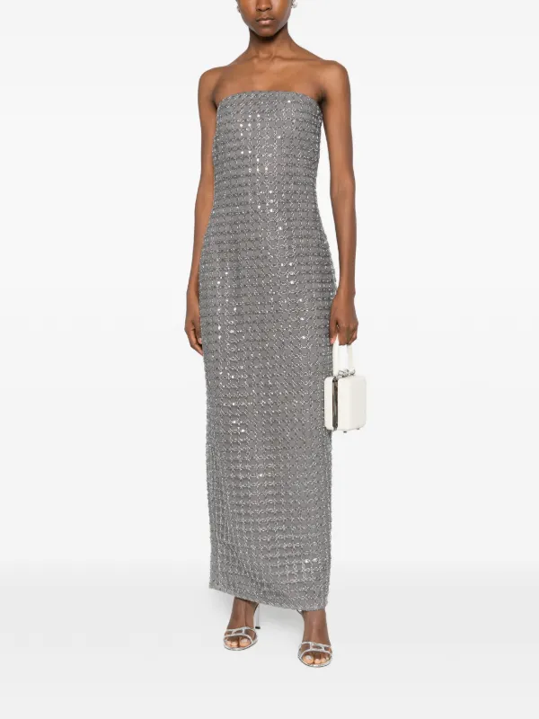 rotate glitter knit maxi dress Bodycon Mini Sleeveless Dress main image 0