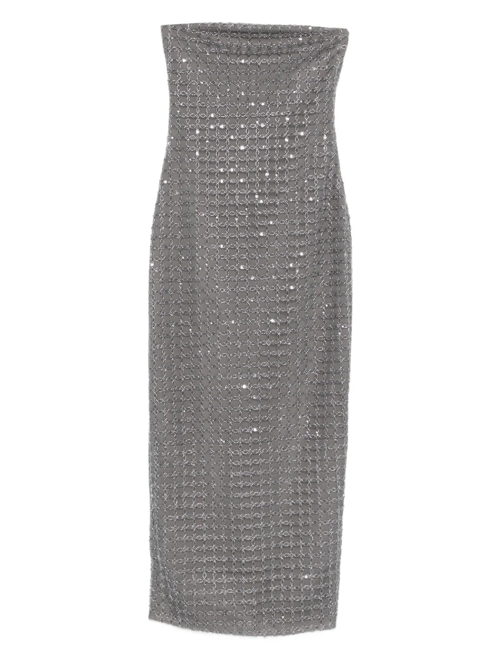 ROTATE BIRGER CHRISTENSEN bead-embellishment maxi dress | Grey | Image 1