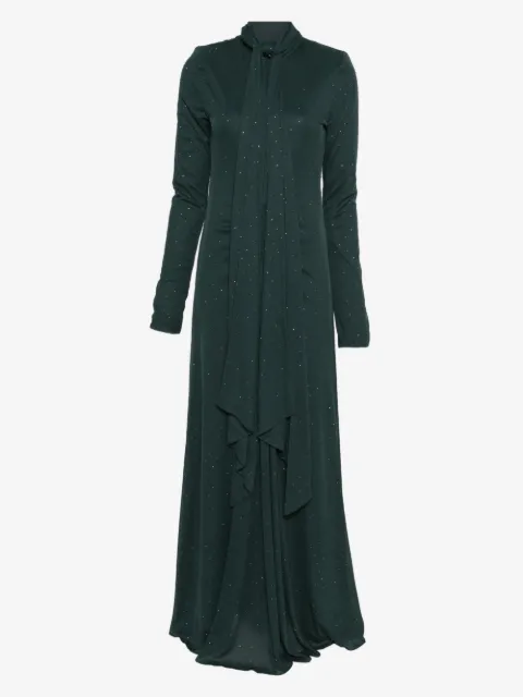 ROTATE BIRGER CHRISTENSEN scarf-neck maxi dress