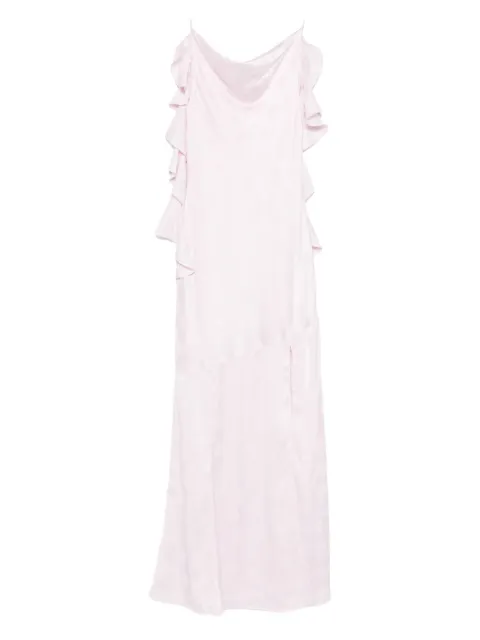ROTATE BIRGER CHRISTENSEN ruffled floral maxi dress