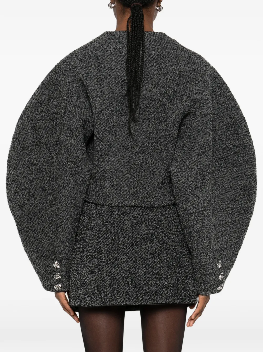 Rotate Birger Christensen Sequin-embellishment Jacket In Gray