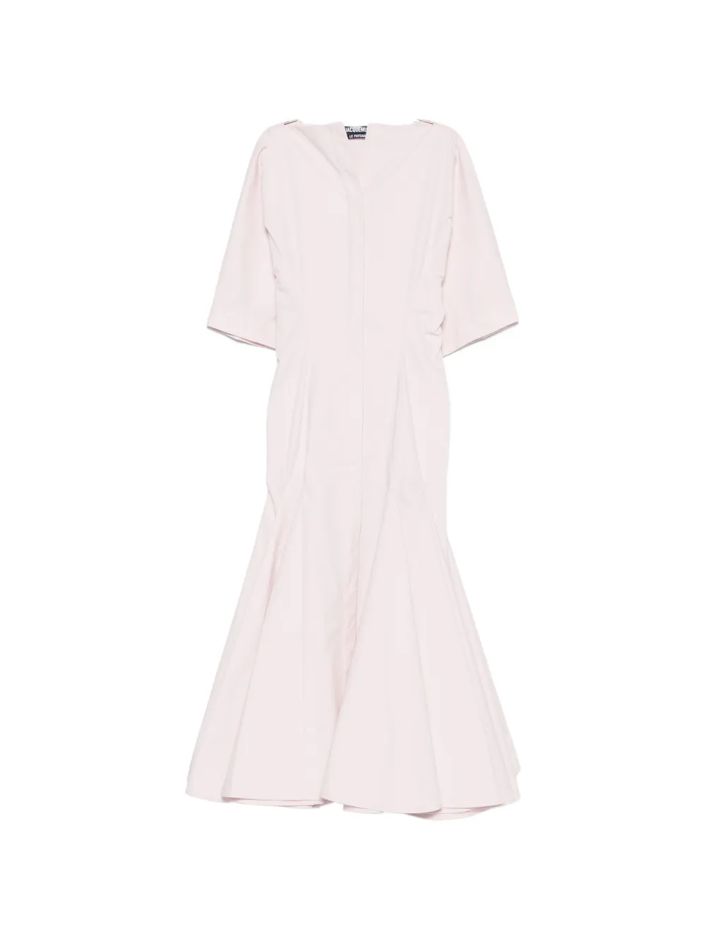 Jacquemus La Moisson pleated midi dress - Pink