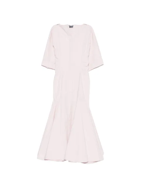 Jacquemus La Moisson pleated midi dress