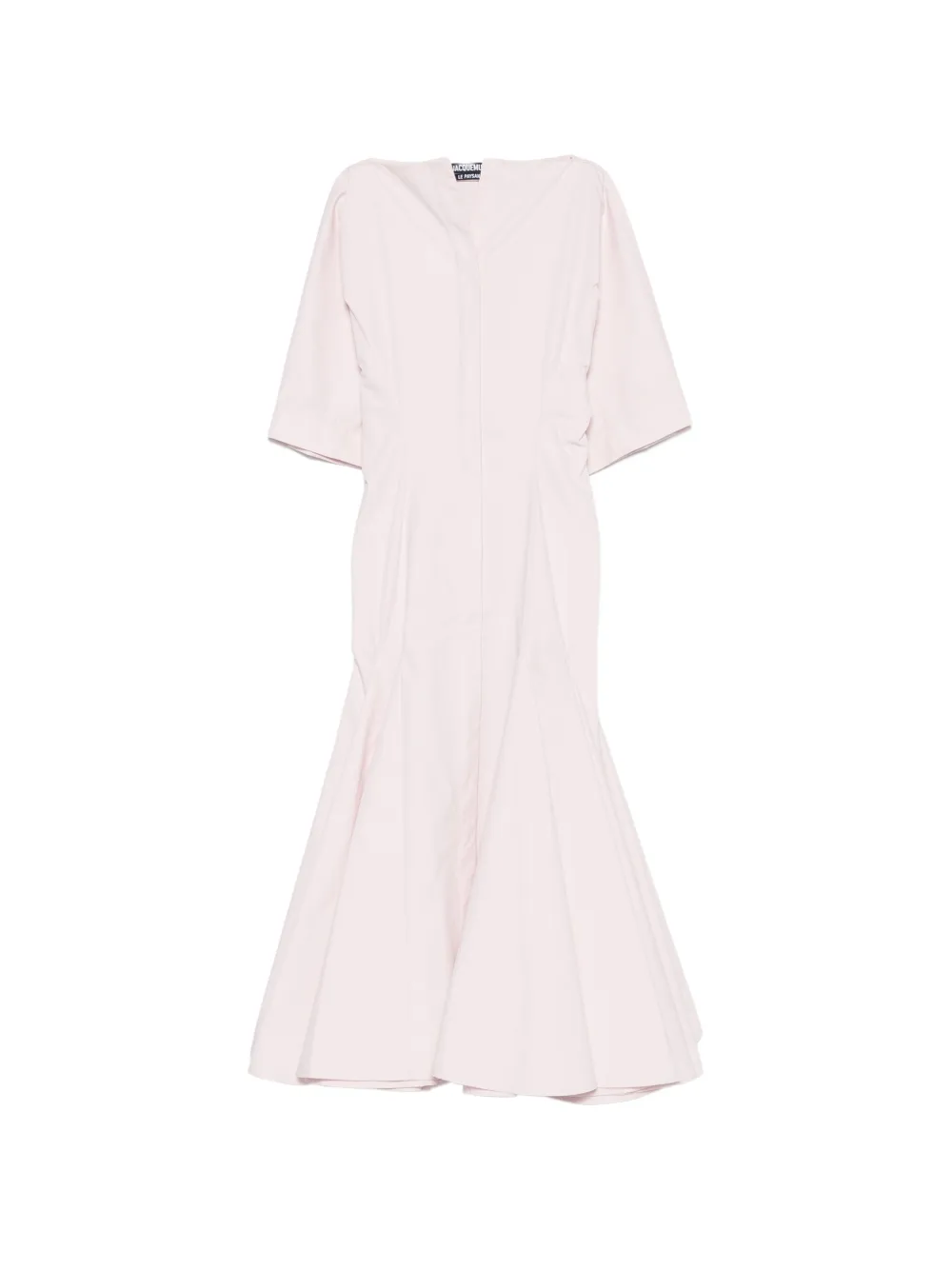 Jacquemus La Moisson pleated midi dress - Rosa