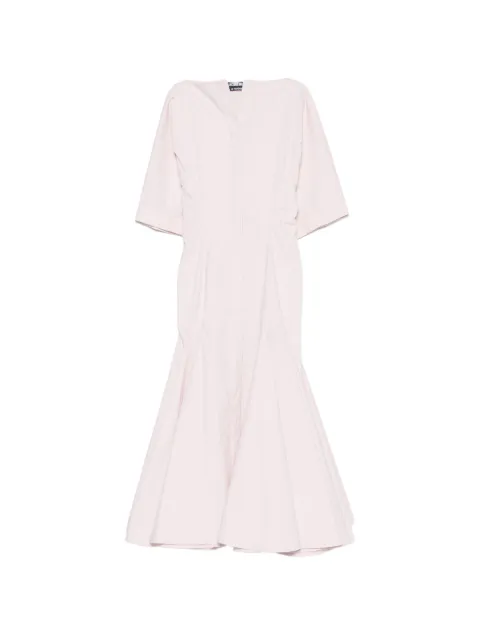 Jacquemus La Moisson pleated midi dress