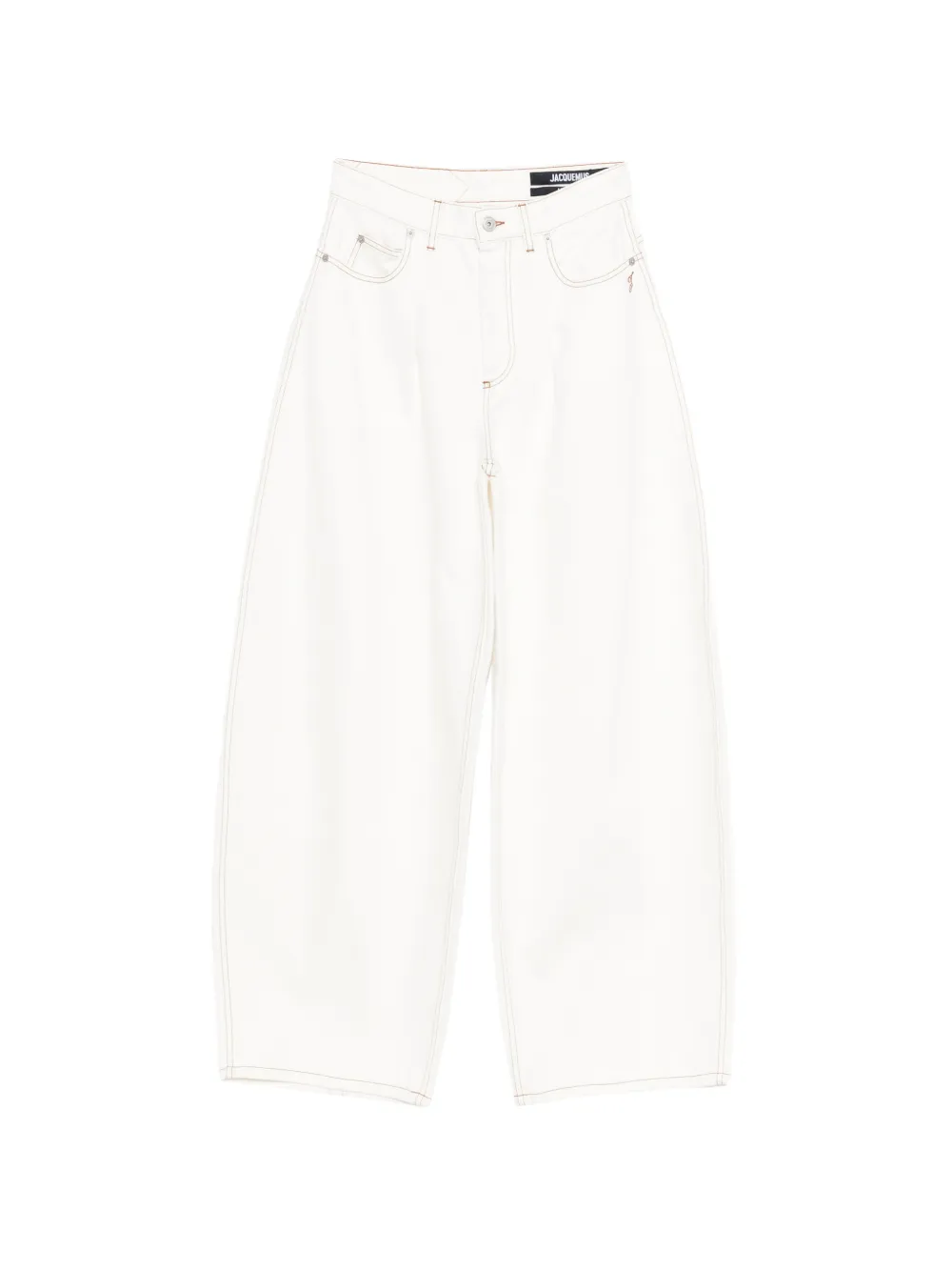 Jacquemus The Ovalo de-Nîmes jeans - Toni neutri