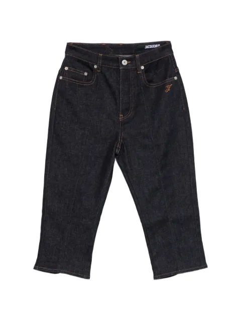 Jacquemus Calça jeans cropped Le De-Nimes