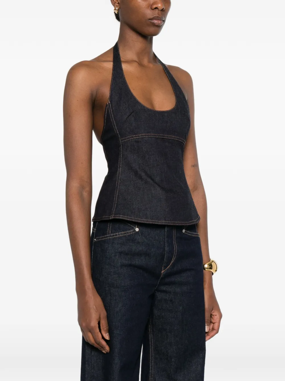  Jacquemus The Lavoir De-nîmes Denim Top - Blue 
