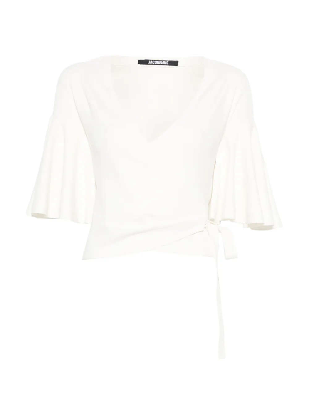 Jacquemus The Paysan ruffled top - Toni neutri