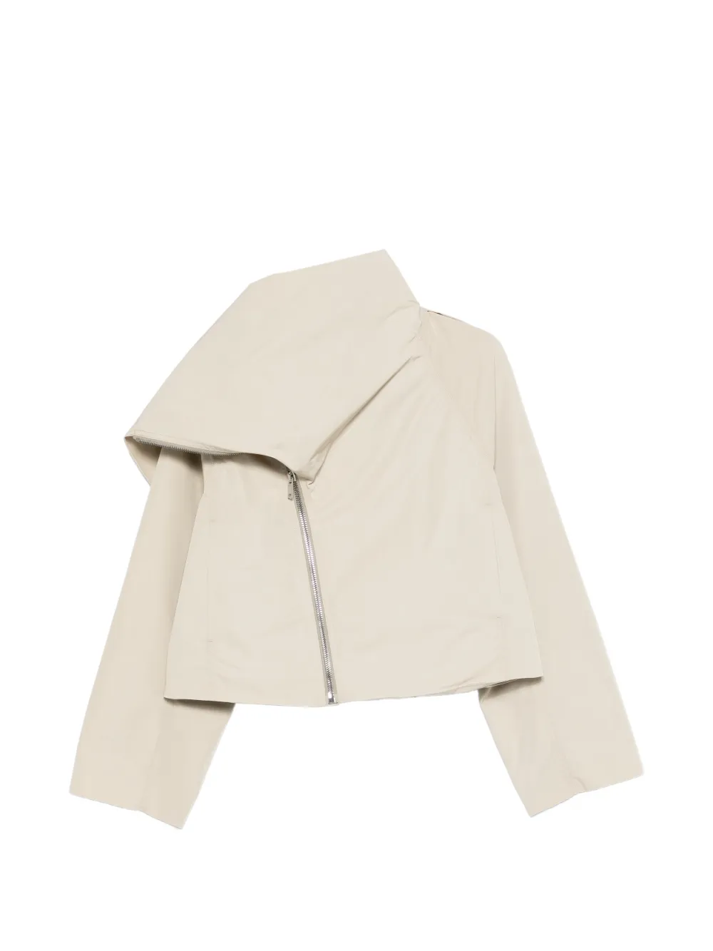 Rick Owens cropped scarf jacket - Toni neutri
