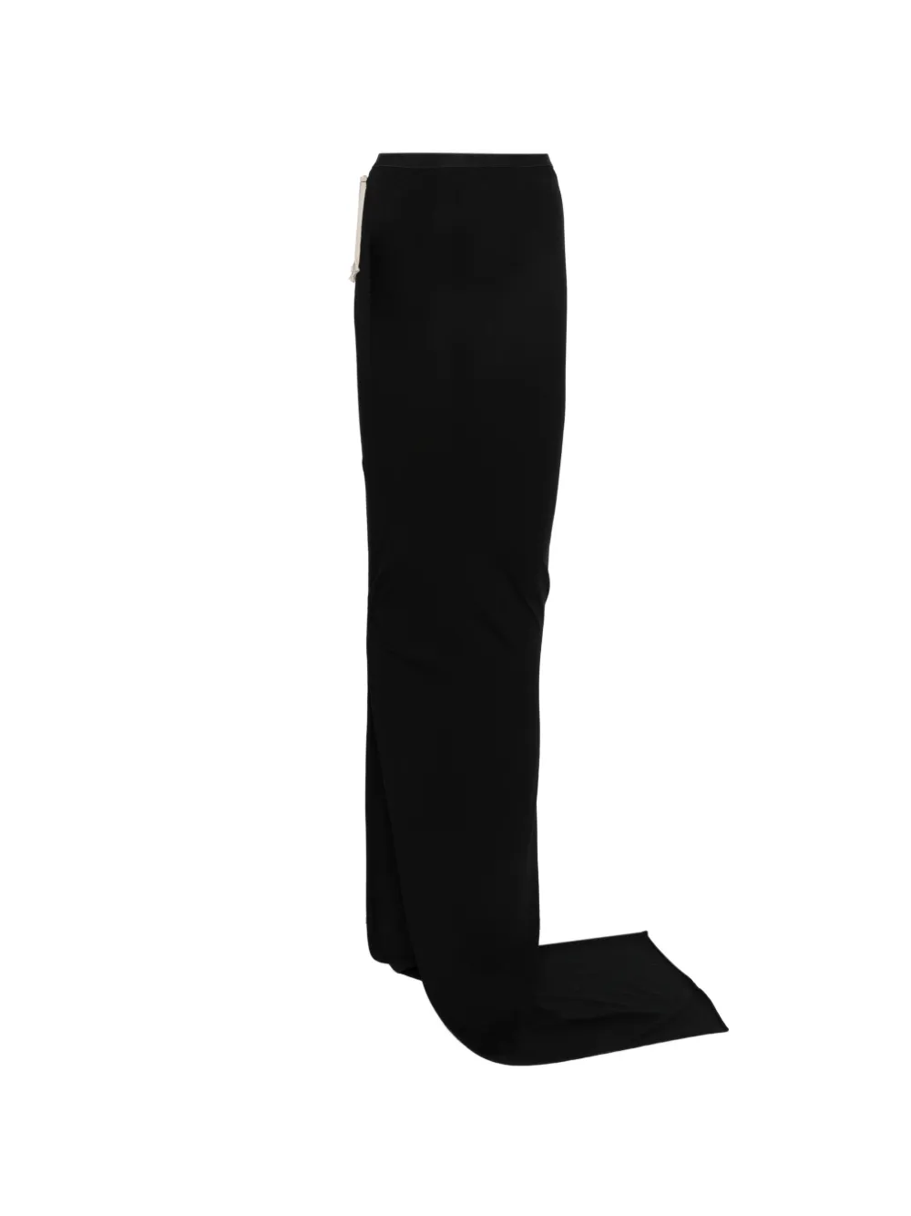 Rick Owens drawstrings maxi skirt - Nero