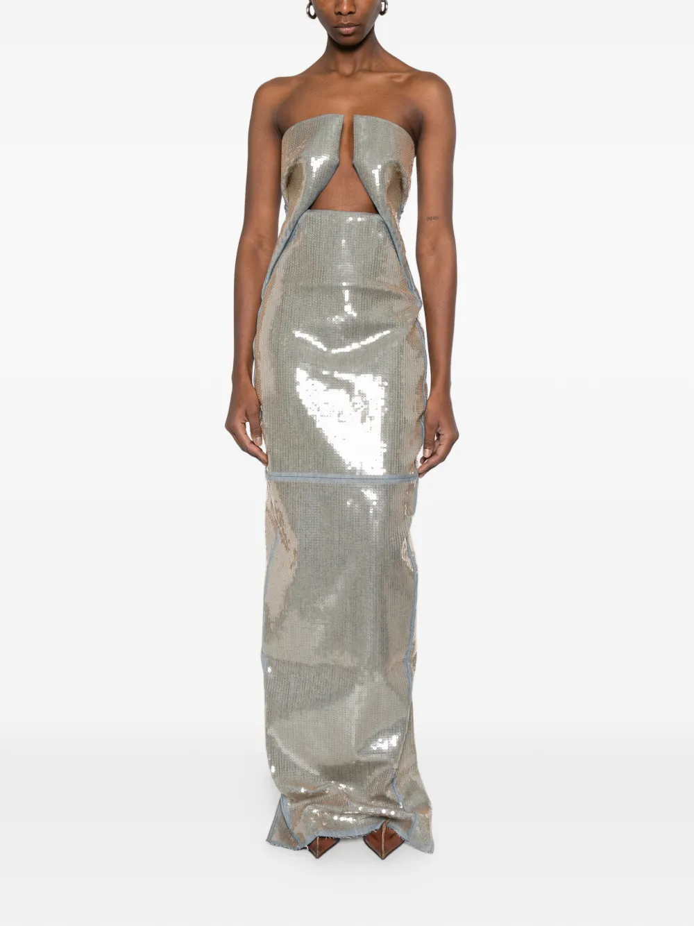 Rick Owens Prong avondjurk Grijs