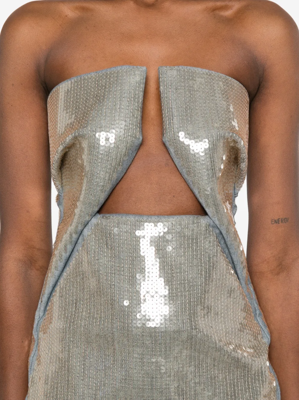 Rick Owens Prong avondjurk Grijs