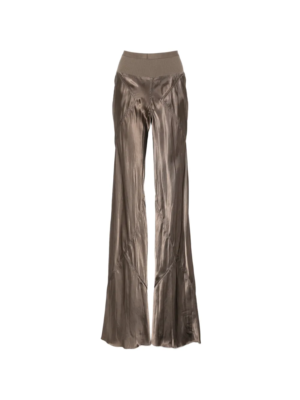 Rick Owens Bias wide leg trousers - Braun