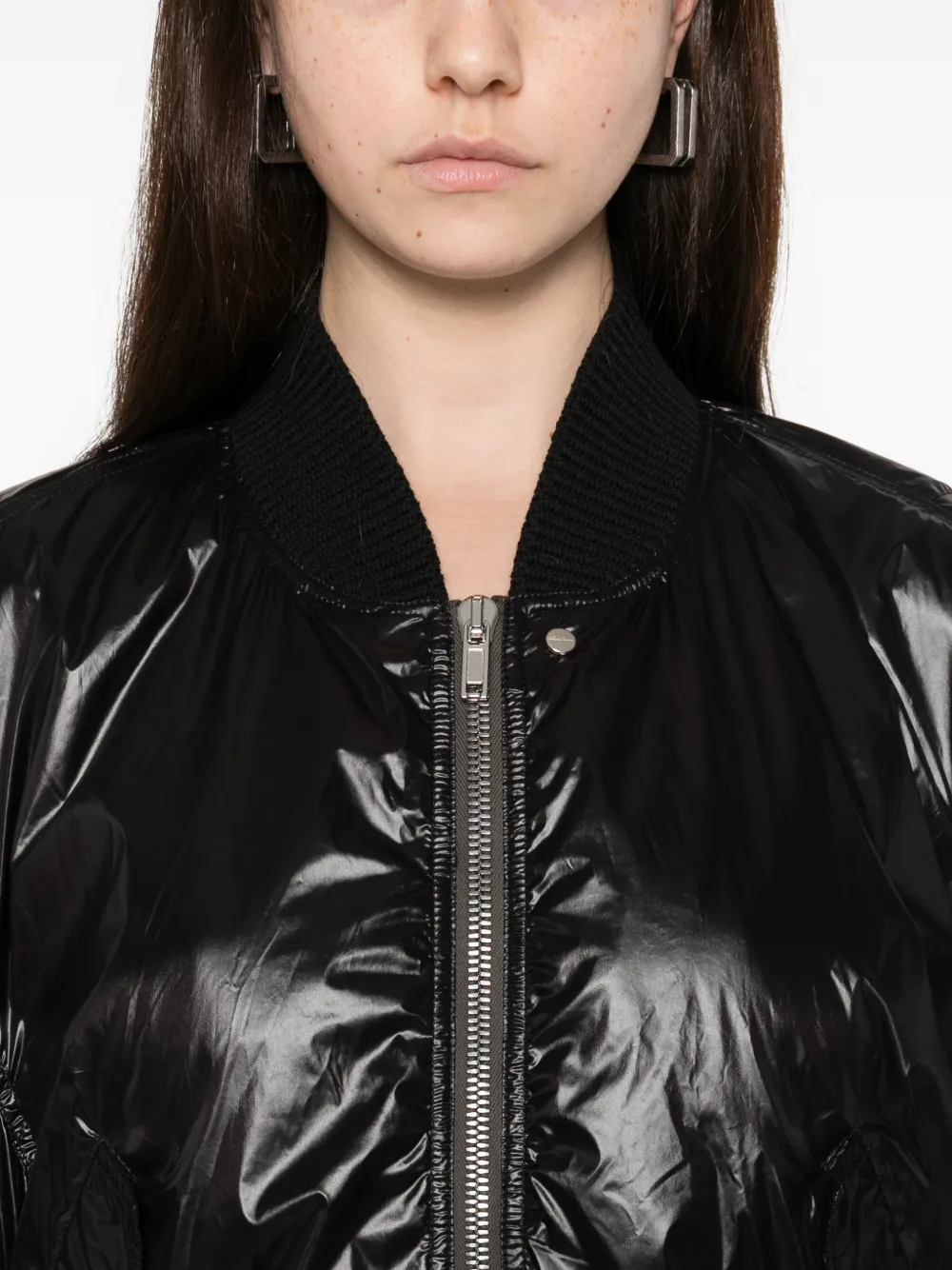 Rick Owens Secchia Flight bomberjack Zwart