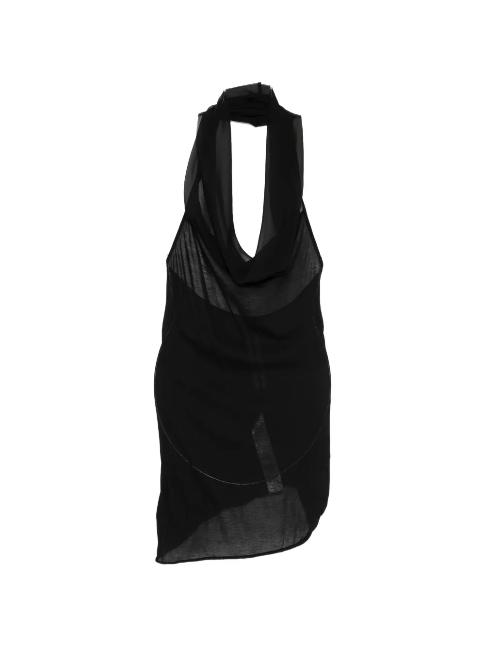 Rick Owens scoop-neck top - Nero