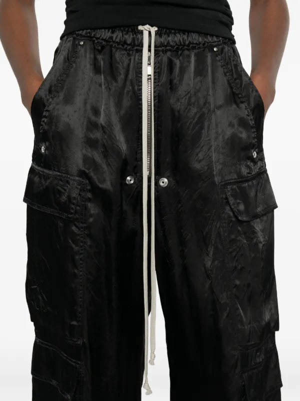 Rick Owens Cargobelas ワイドカーゴパンツ | ブラック | FARFETCH JP